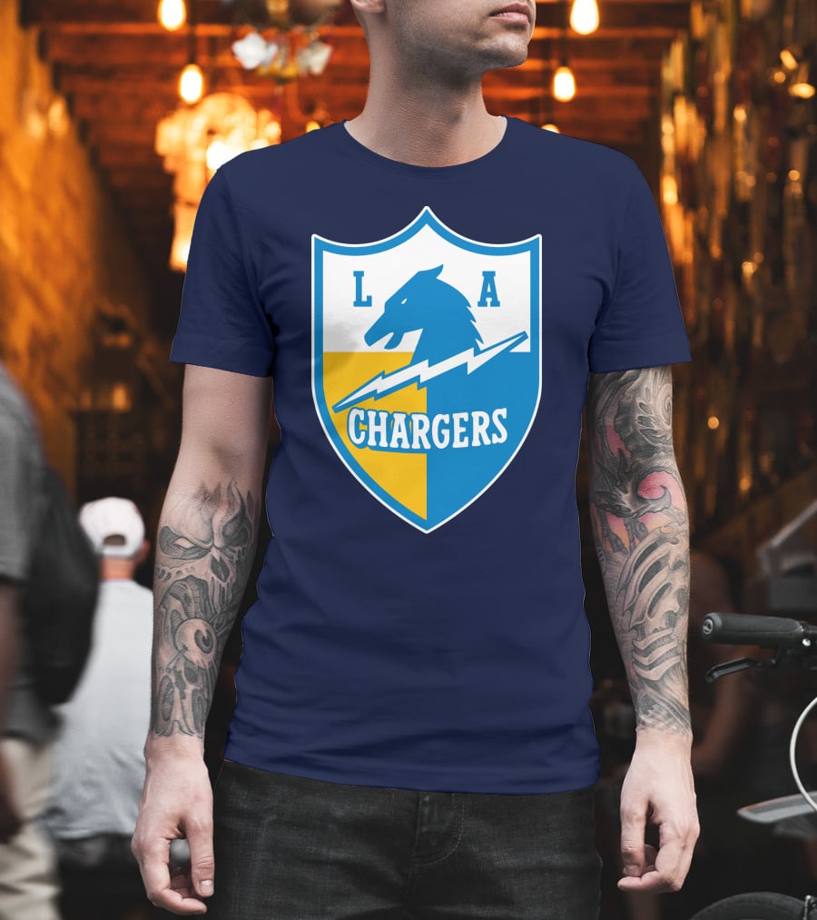 Los Angeles Chargers LA Shield Chargers Vintage T-Shirt