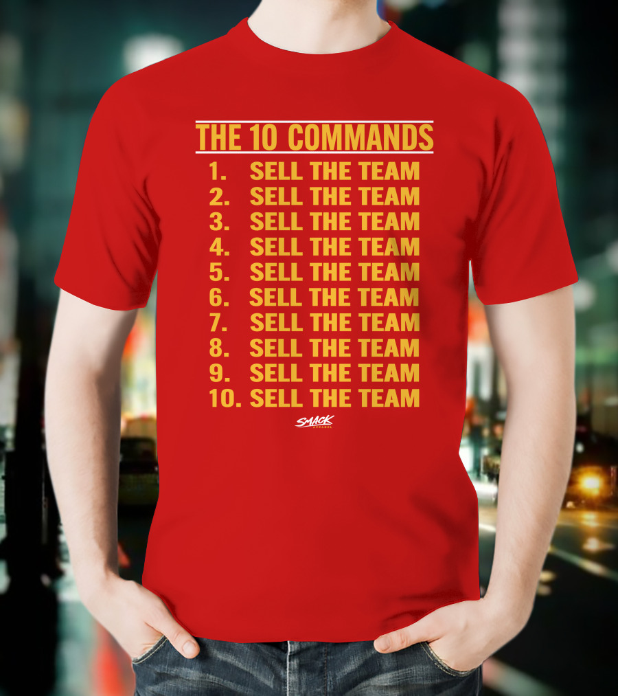 The 10 Commands Sell The Team Smack T-Shirt