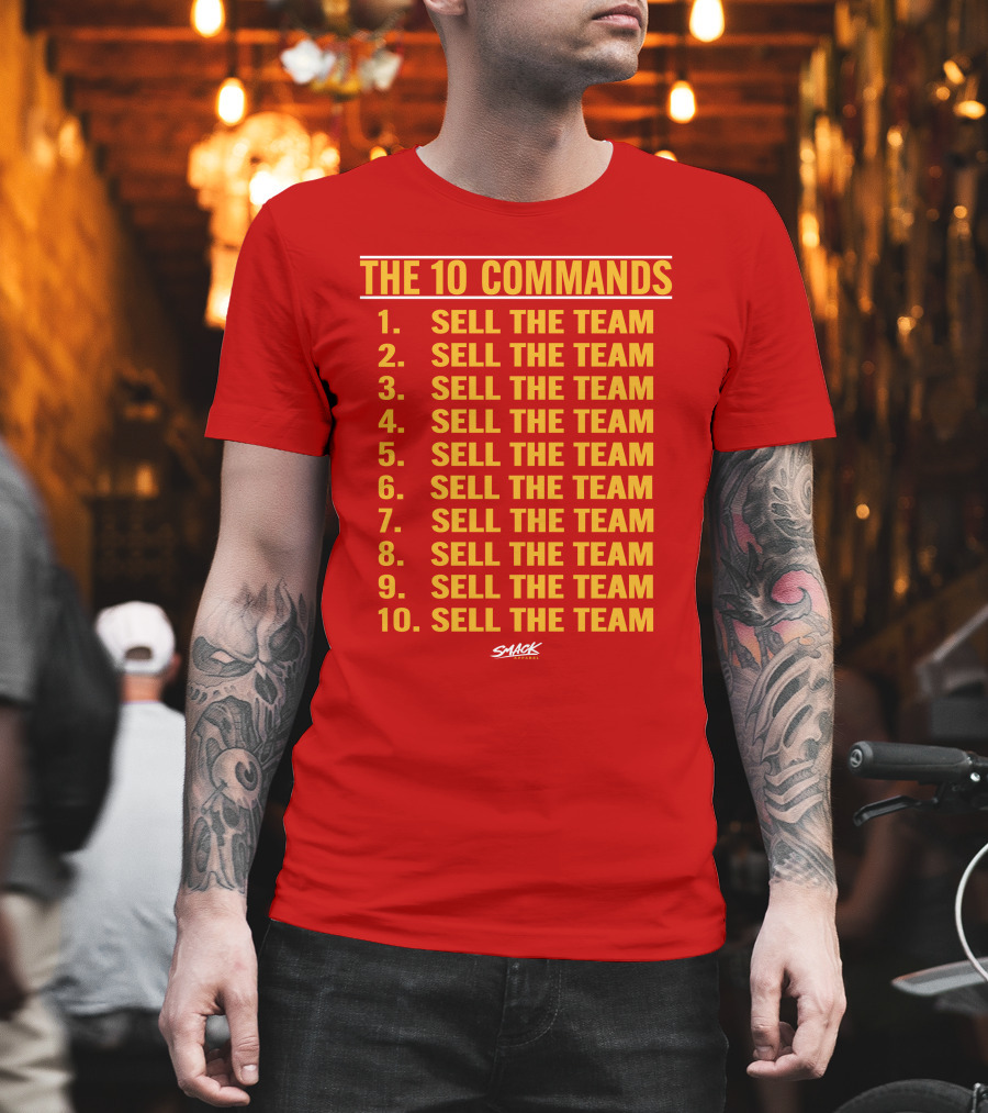 The 10 Commands Sell The Team Smack T-Shirt