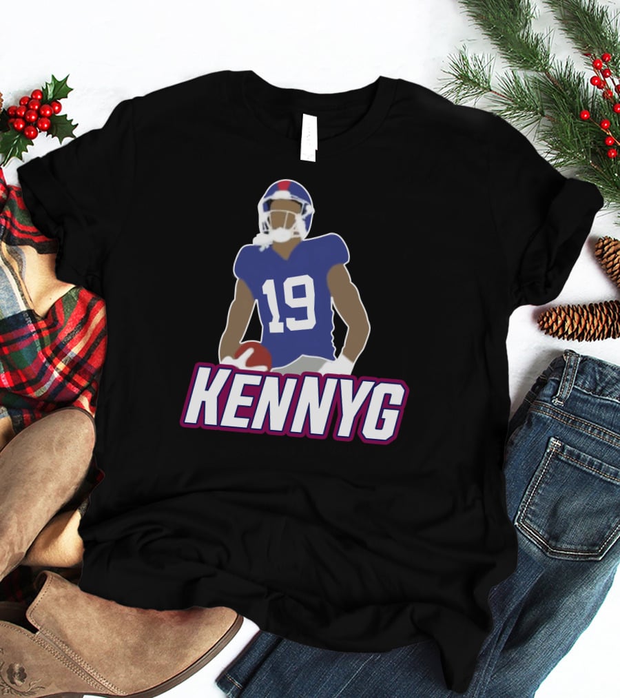 KENNYG 19 Football Player T-Shirt