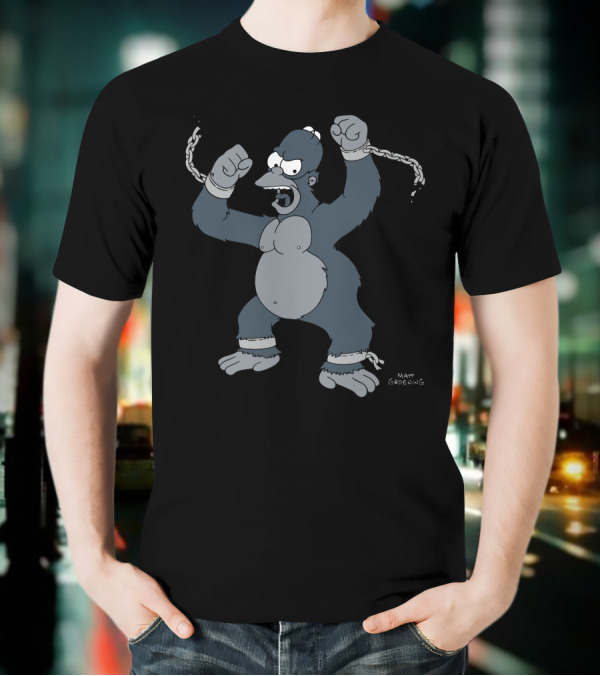 King Homer The Simpsons Matt Groening T-Shirt