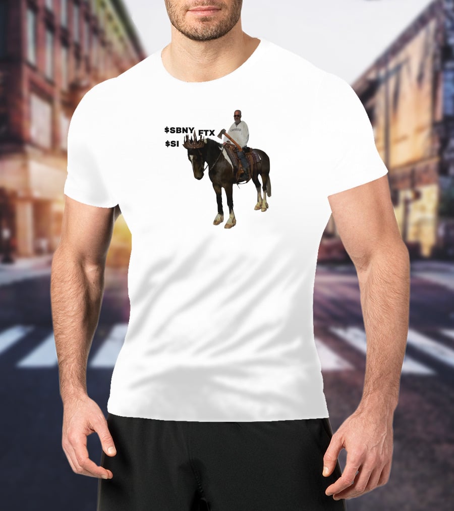 The Triple Crown $Sbny $Si Ftx Cryptocurrency Horse Rider T-Shirt