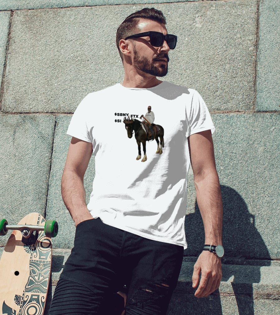 The Triple Crown $Sbny $Si Ftx Cryptocurrency Horse Rider T-Shirt