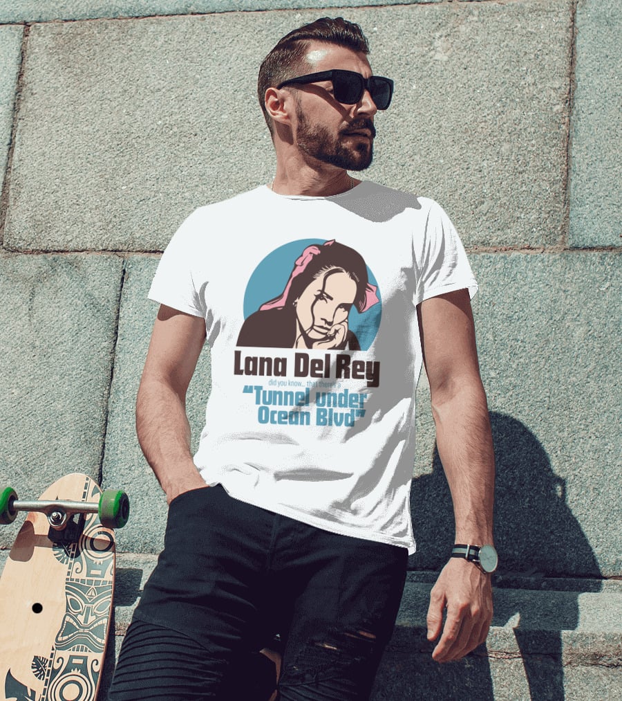 Lana Del Rey Did You Know That There's A Tunnel Under Ocean Blvd T-Shirt