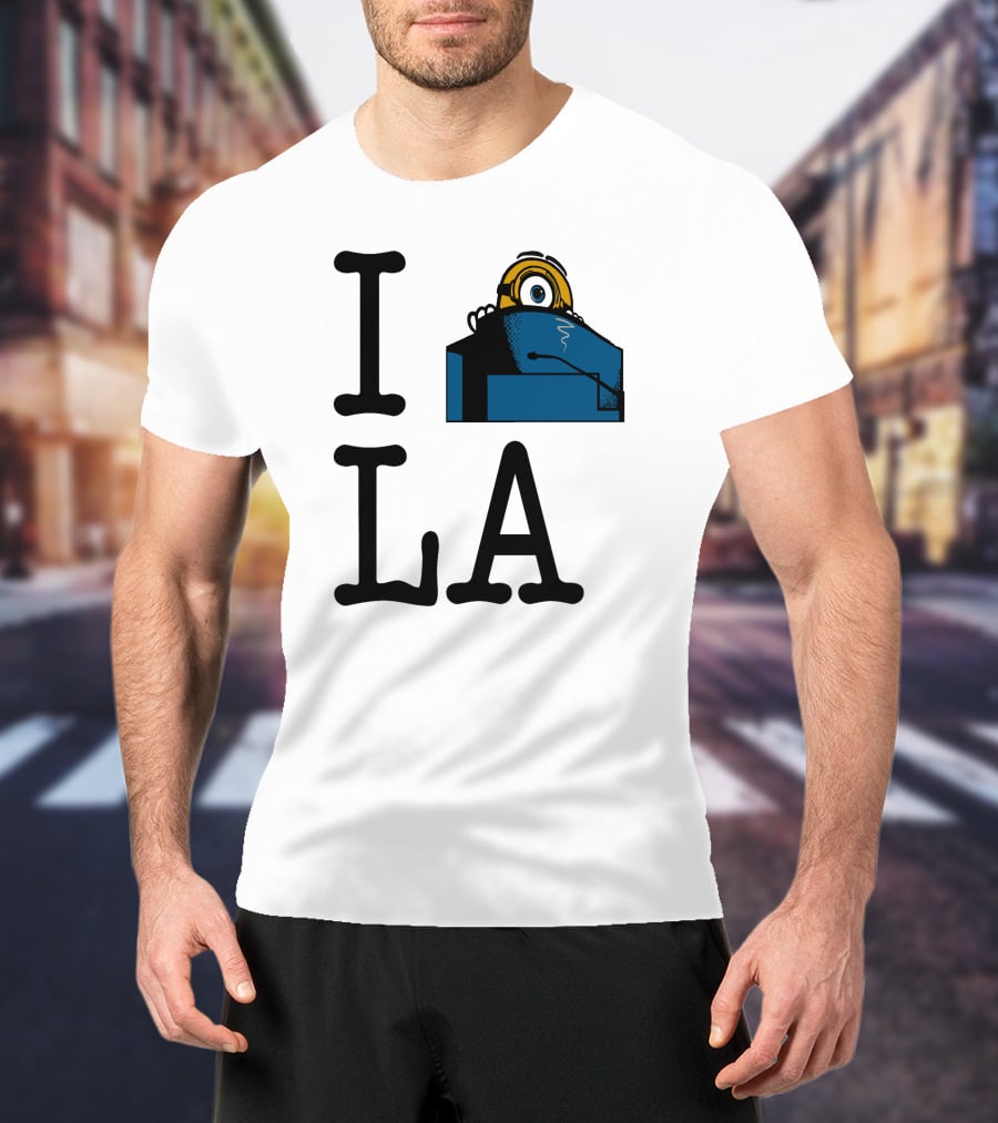 I Love Yellow Guy LA T-Shirt