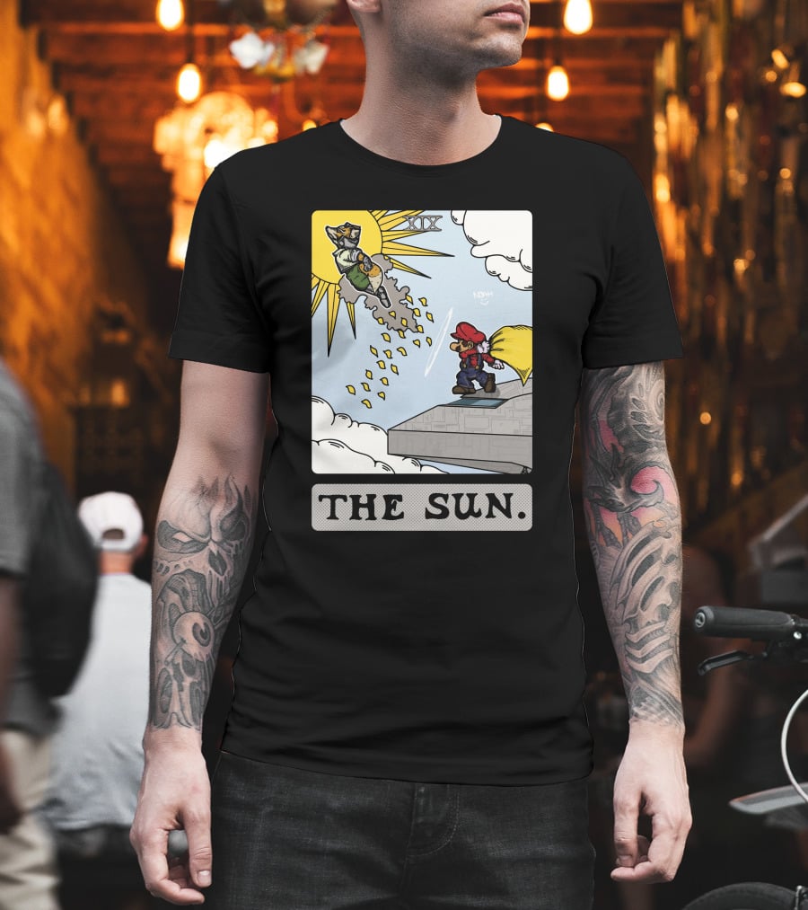 Noah The Sun XIX Tarot Mario T-Shirt