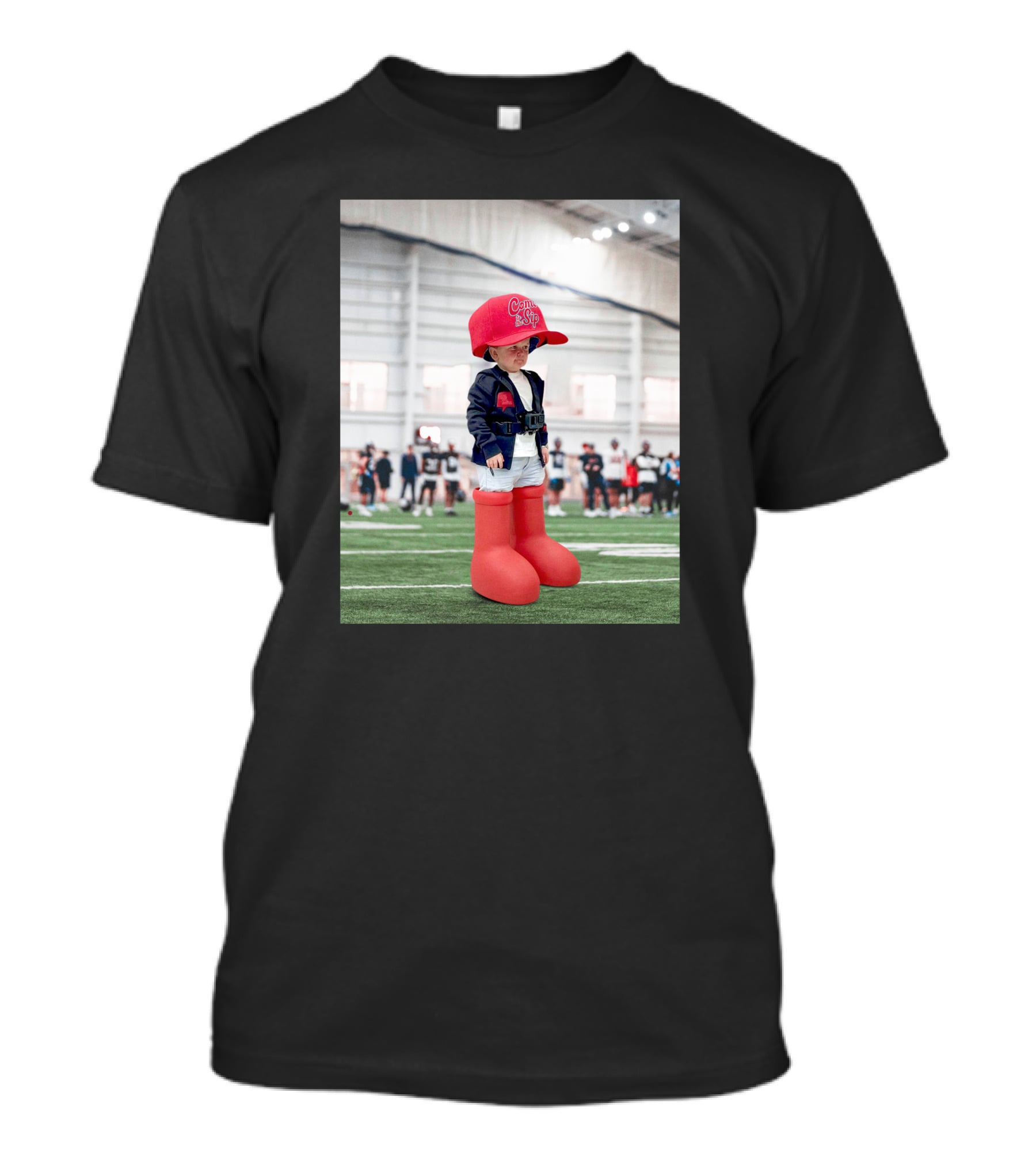 Hasbulla Wearing Come To The Sip Cap And Boots On Football Field T-Shirt