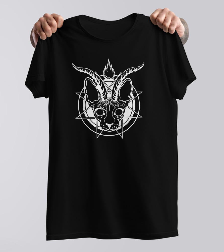 Intergalactic Kegger Baphomet Goat Pentagram T-Shirt