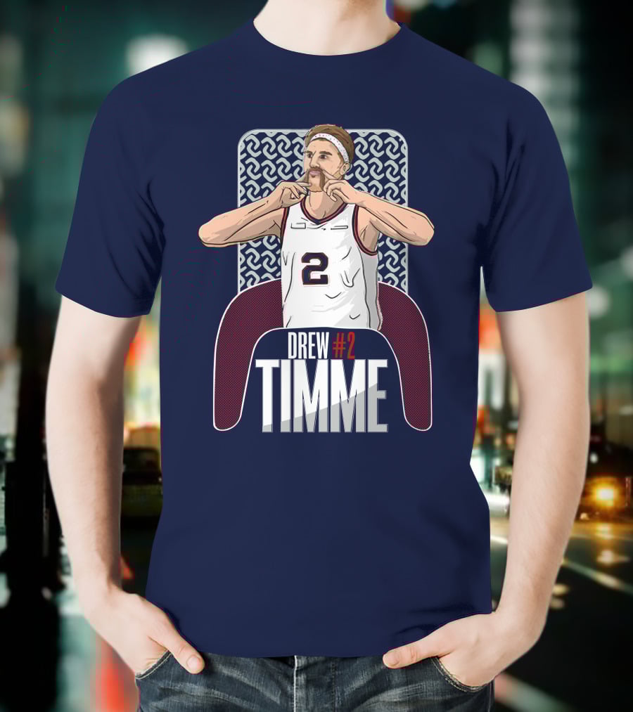 Drew Timme #2 Basketball Player T-Shirt