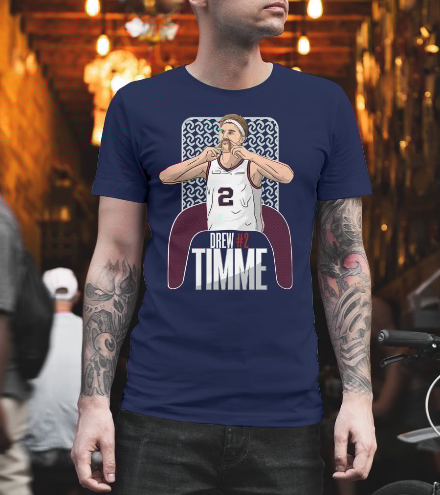 Drew Timme #2 Basketball Player T-Shirt