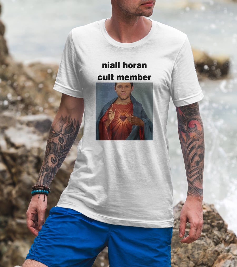 Niall Horan Cult Member Sacred Heart T-Shirt