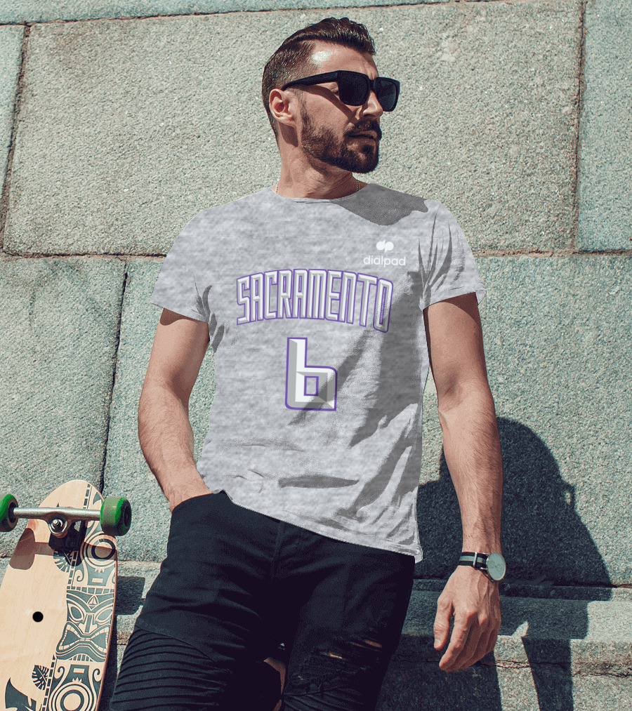 Dialpad Sacramento Basketball-Inspired Number 6 T-Shirt