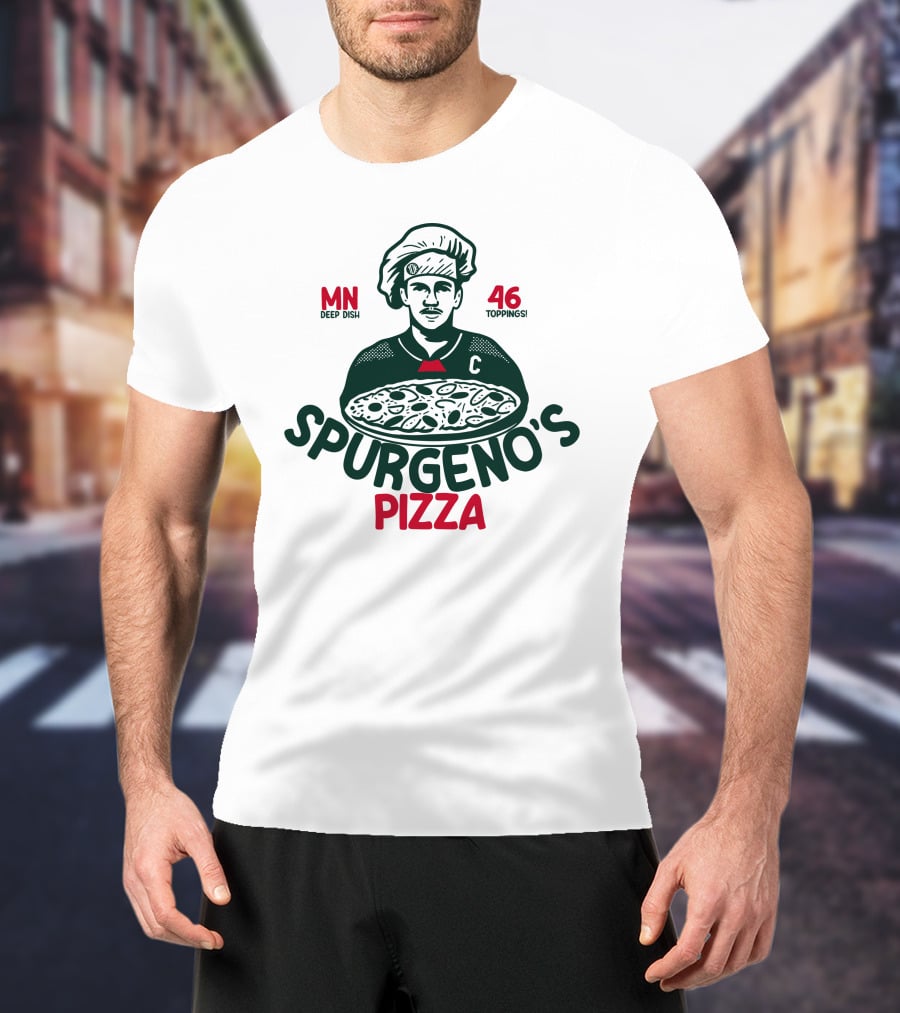MN Deep Dish Spurgeno's Pizza 46 Toppings T-Shirt