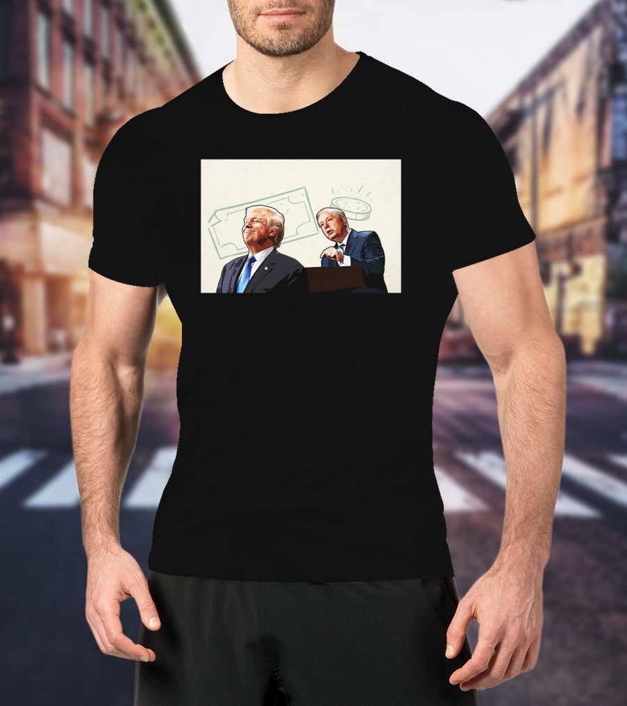 Lindsey Graham Pleads For Donations With Financial T-Shirt