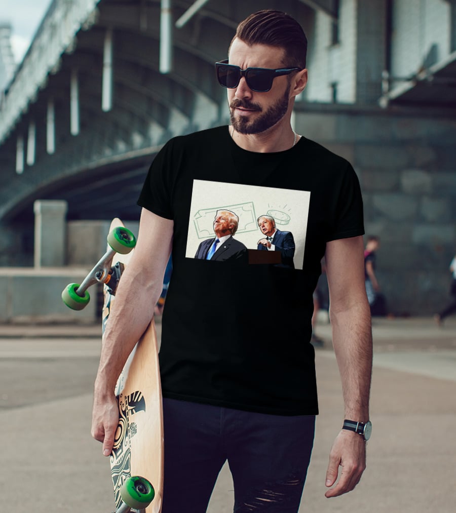 Lindsey Graham Pleads For Donations With Financial T-Shirt