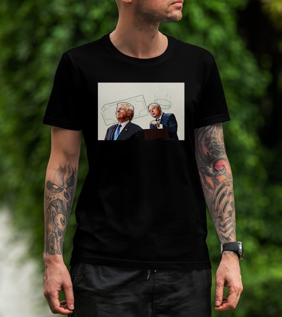 Lindsey Graham Pleads For Donations With Financial T-Shirt