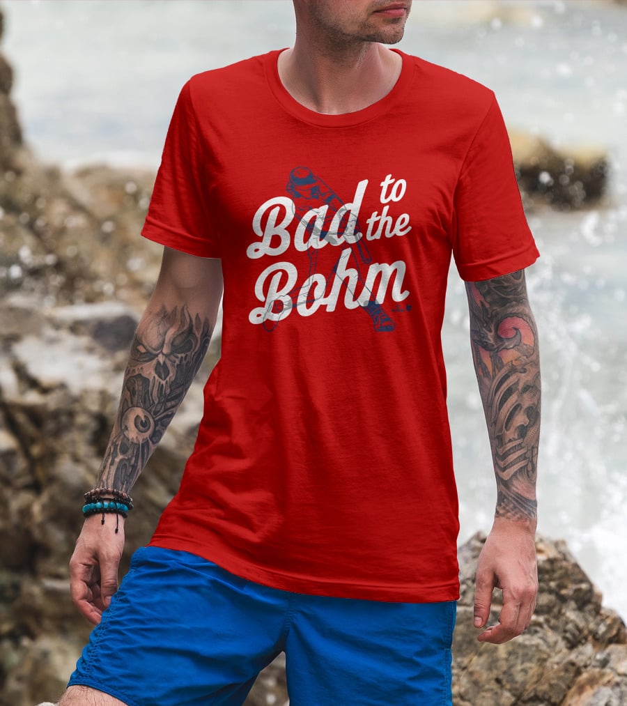 Bad To The Bohm Baseball Swing Visualization T-Shirt