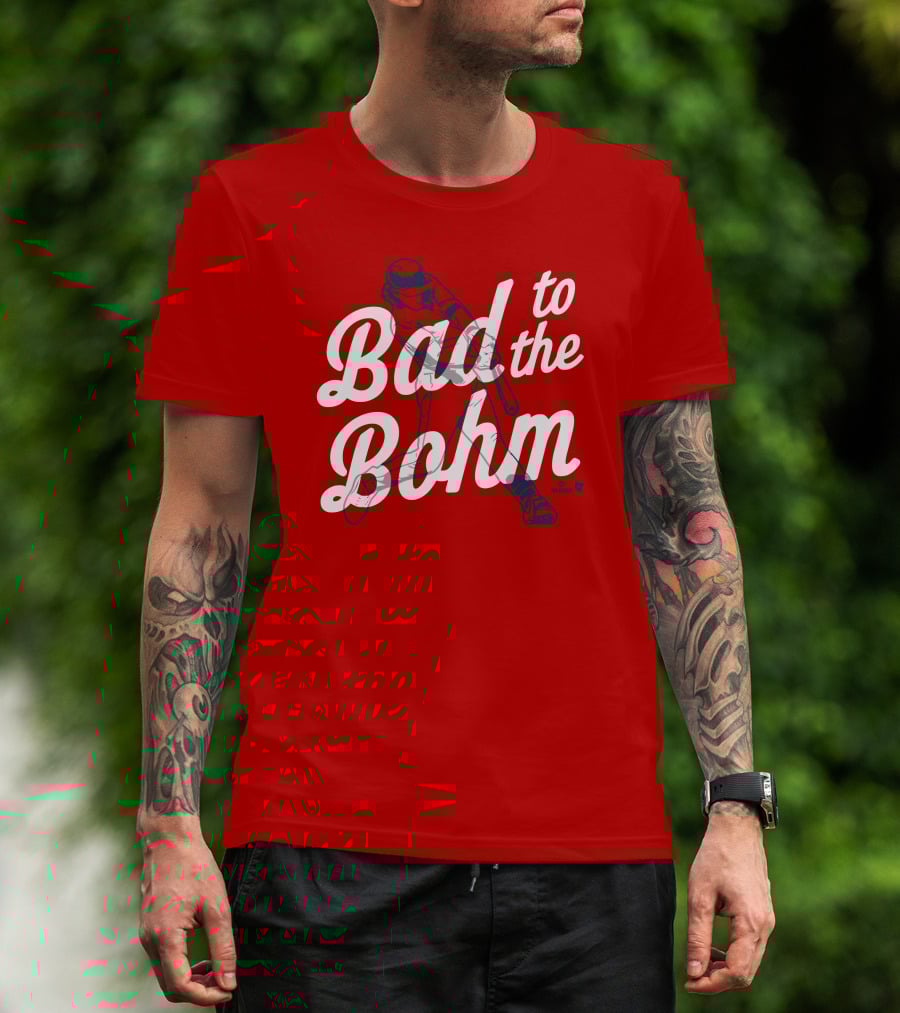 Bad To The Bohm Baseball Swing Visualization T-Shirt