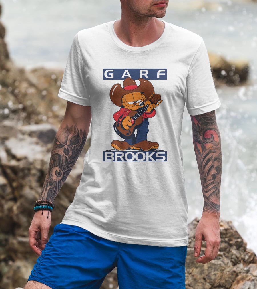 GARFIELD GARF BROOKS COWBOY WITH GUITAR T-Shirt