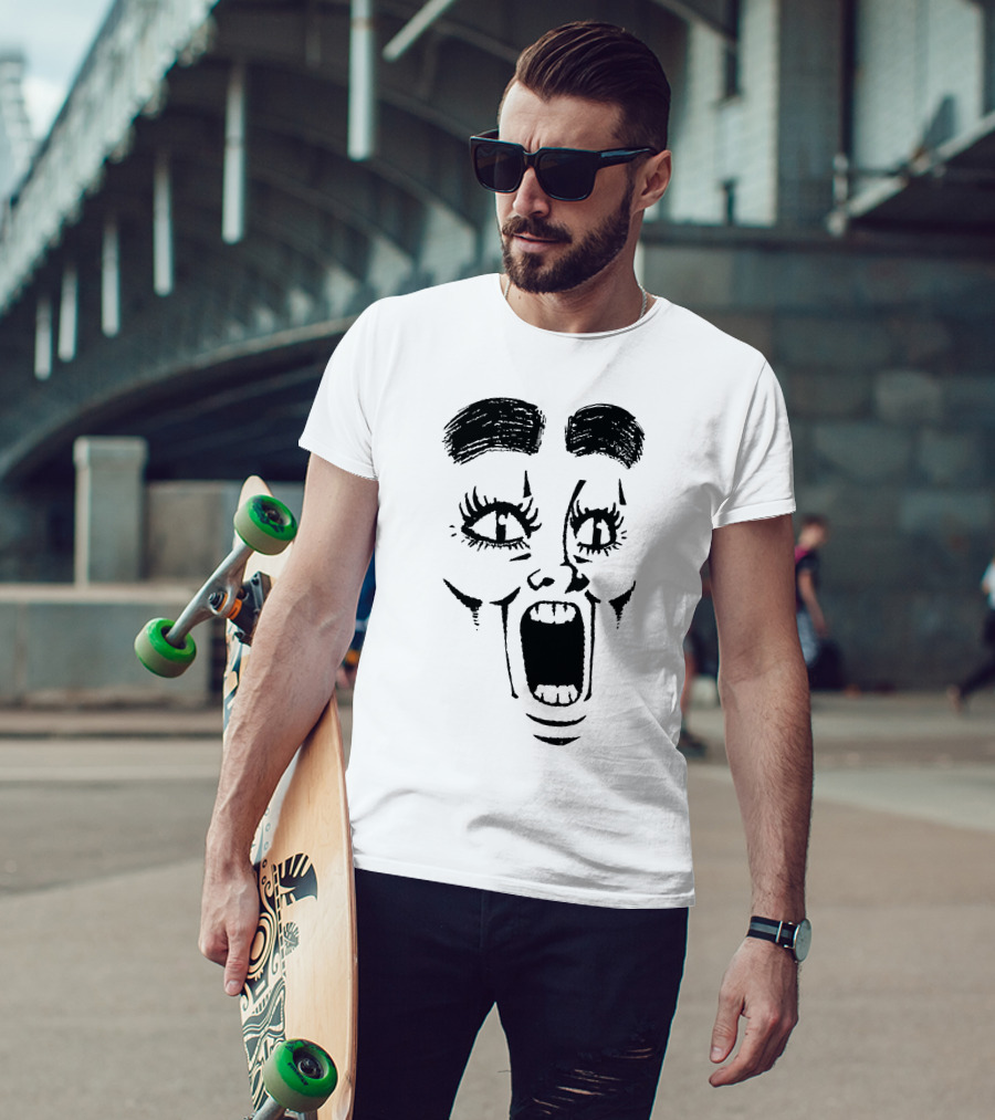 Represent Gasp Bold Expression Face T-Shirt