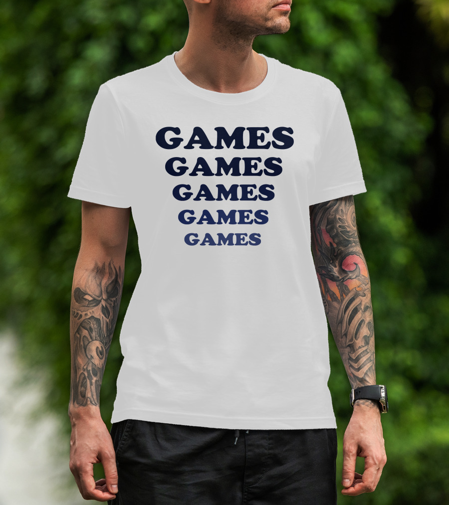 Games Games Games Games Games Infinity T-Shirt