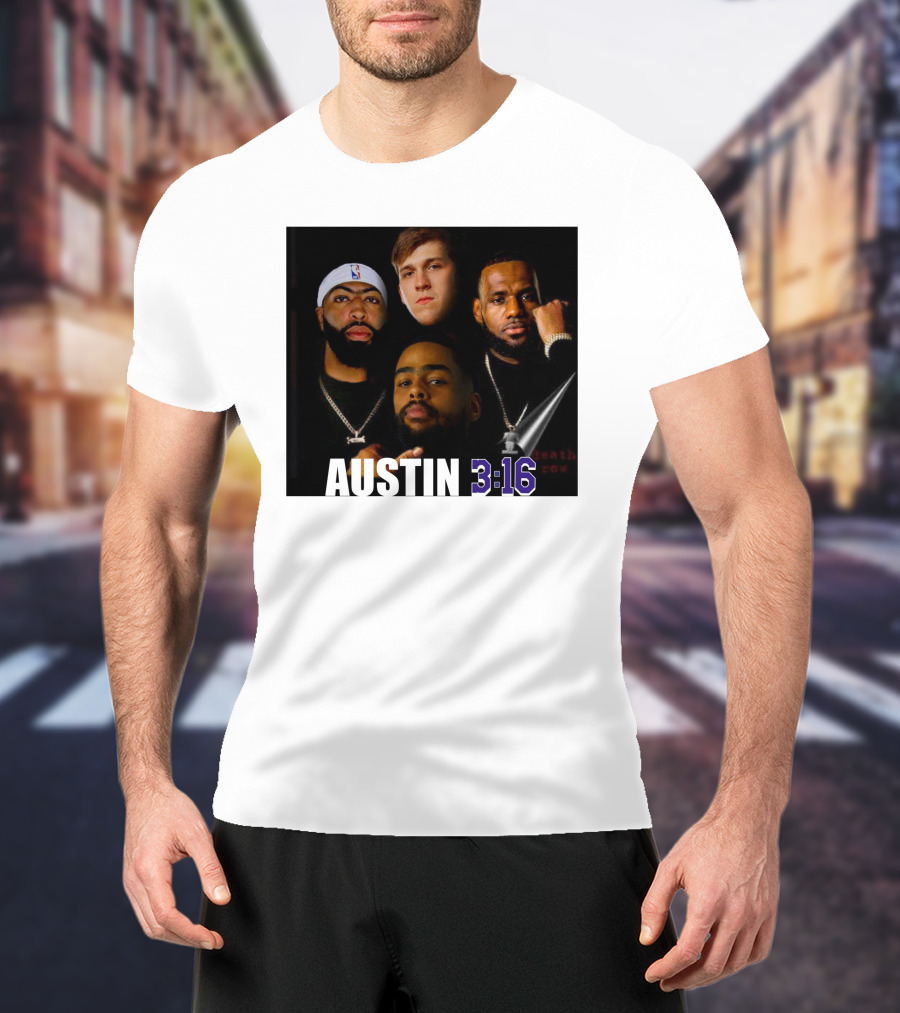Lakers Basketball Austin 3 16 Players T-Shirt