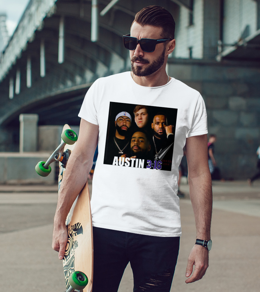 Lakers Basketball Austin 3 16 Players T-Shirt
