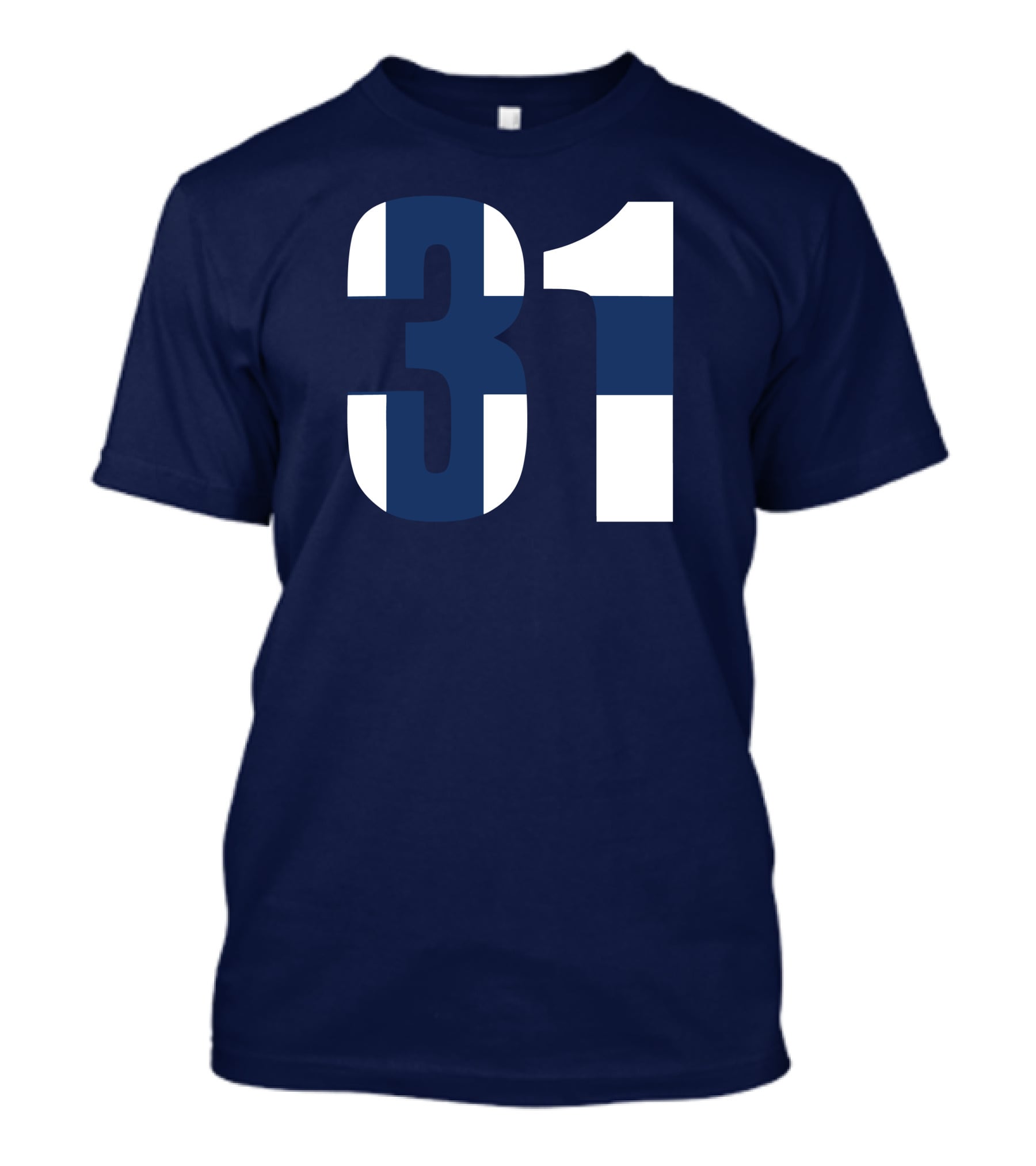 Nafo Finland 31 Finnish Flag Stripes T-Shirt