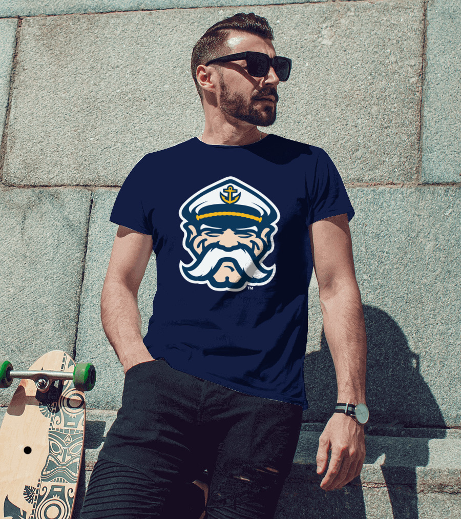 Lake County Captains Nautical Logo Cap T-Shirt