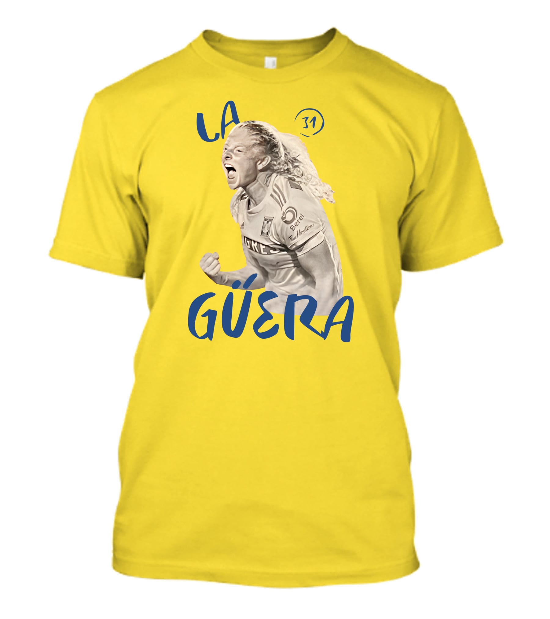 La Güera 31 Tigres Soccer T-Shirt