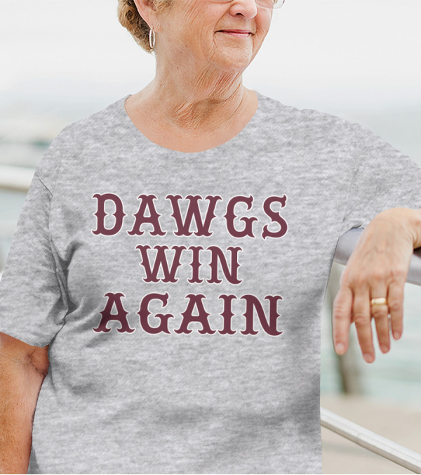 Noah Mashburn Dawgs Win Again T-Shirt