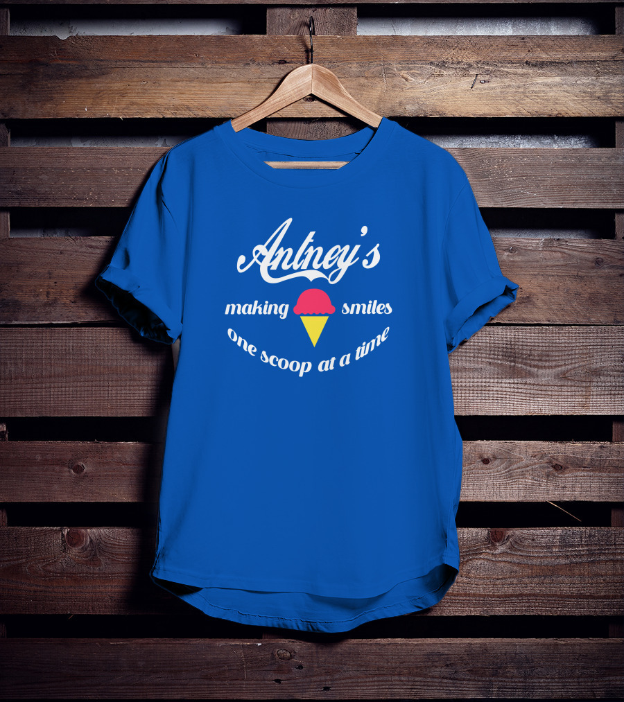 Antney's Ice Cream Making Smiles One Scoop At A Time T-Shirt