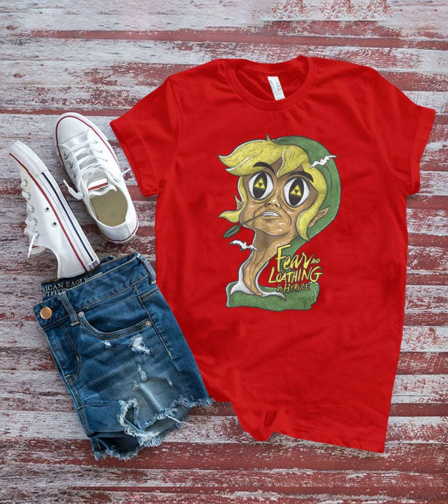 Fear And Loathing In Hyrule Psychedelic Adventure Tribute To Iconic Gaming Legend T-Shirt
