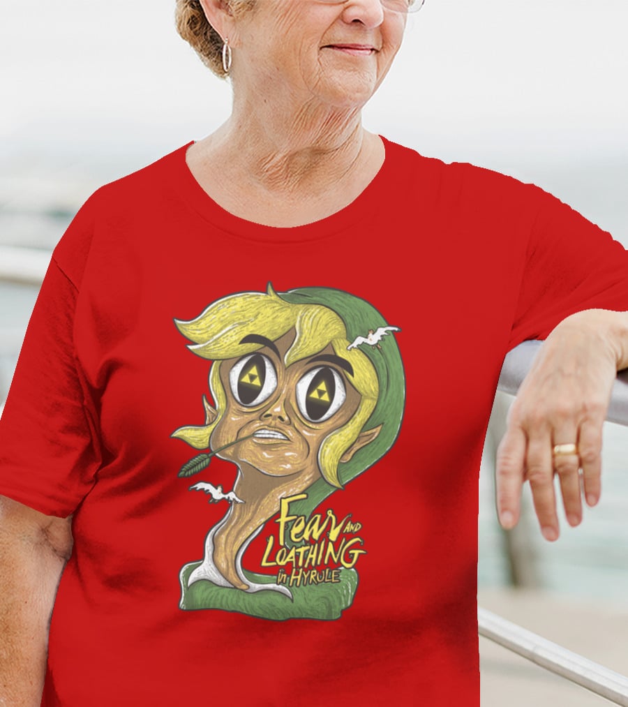 Fear And Loathing In Hyrule Psychedelic Adventure Tribute To Iconic Gaming Legend T-Shirt
