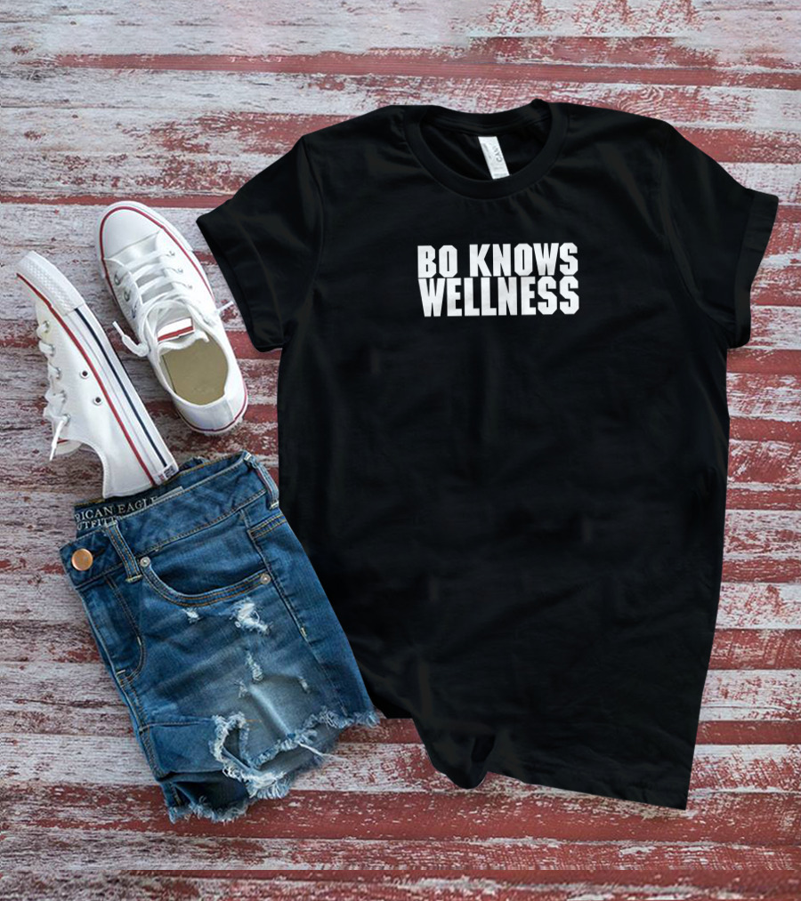 Bo Knows Wellness Athletic Motivation Phrase T-Shirt