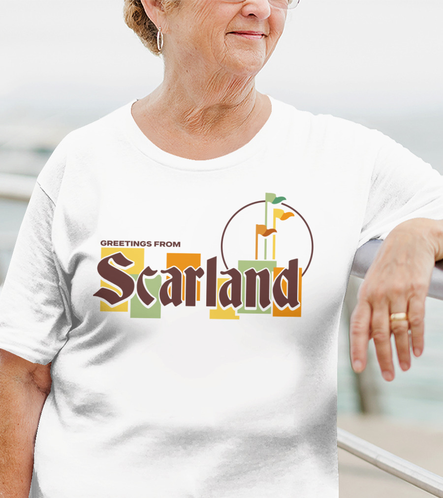 Greetings From Scarland Goodtimeswithscar Merch Flags T-Shirt
