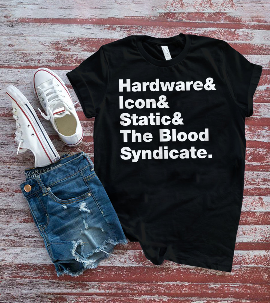 Hardware Icon Static The Blood Syndicate T-Shirt