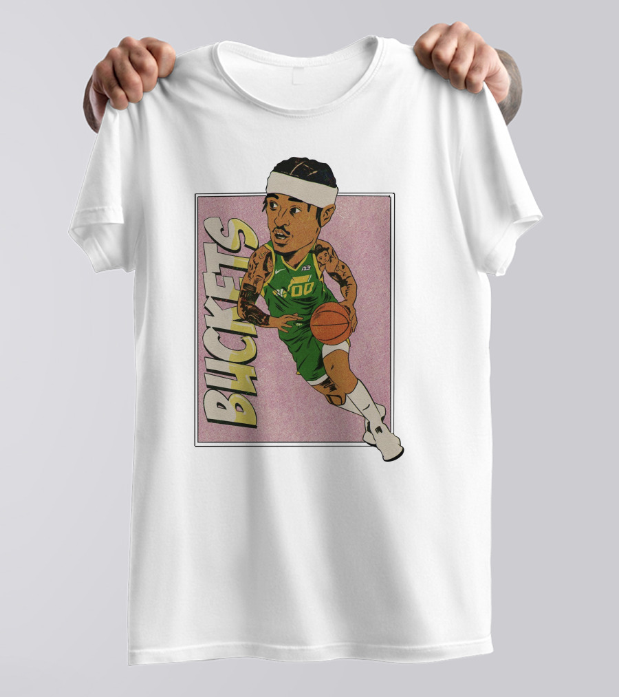 Jordan Clarkson Utah Jazz Buckets Basketball T-Shirt