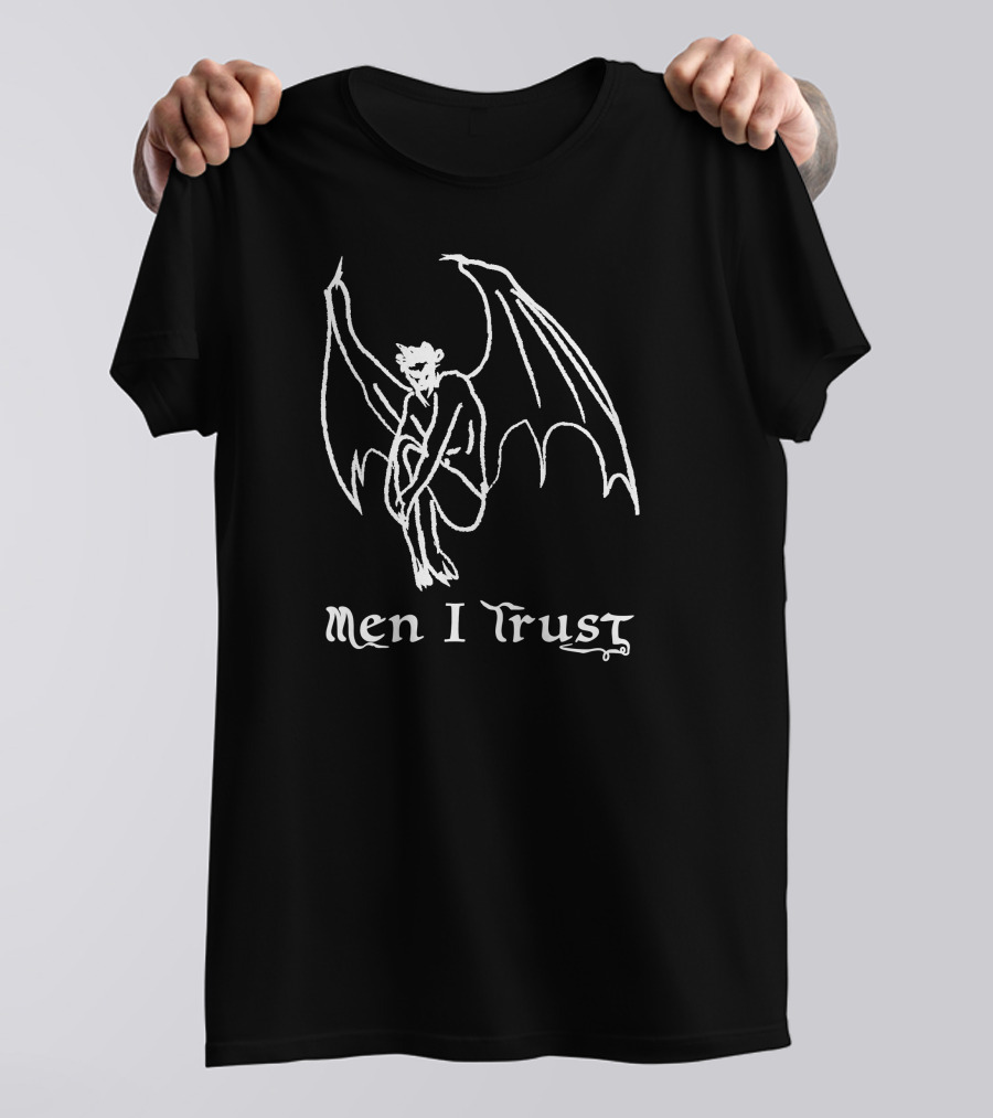 Men I Trust White Demon Wings T-Shirt