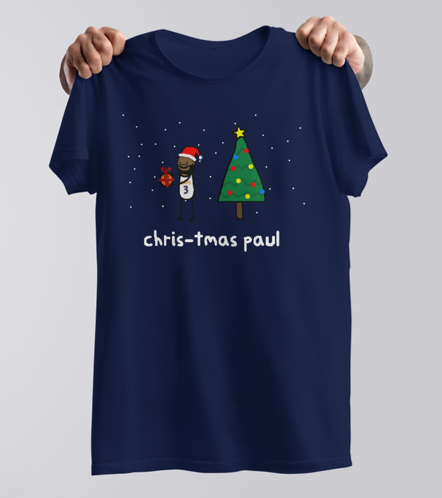 Chris-tmas Paul Holiday Merch NBA Paint Swea T-Shirt
