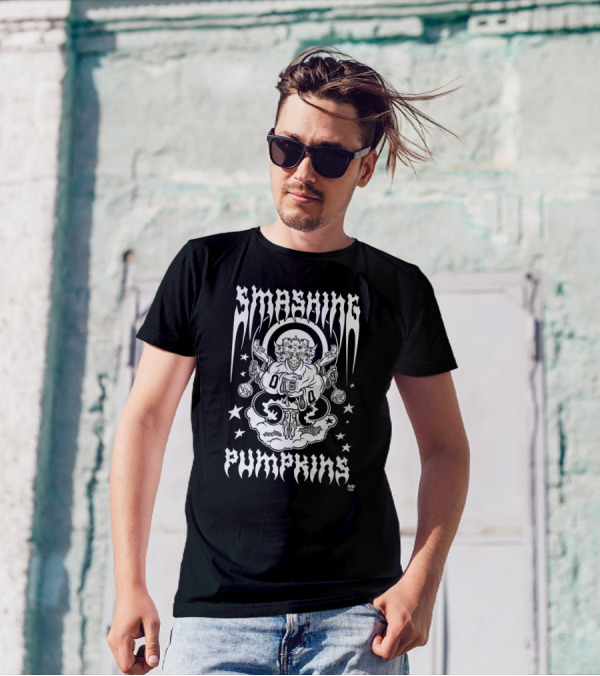 Smashing Pumpkins Rhinoceros Cloud Stars T-Shirt