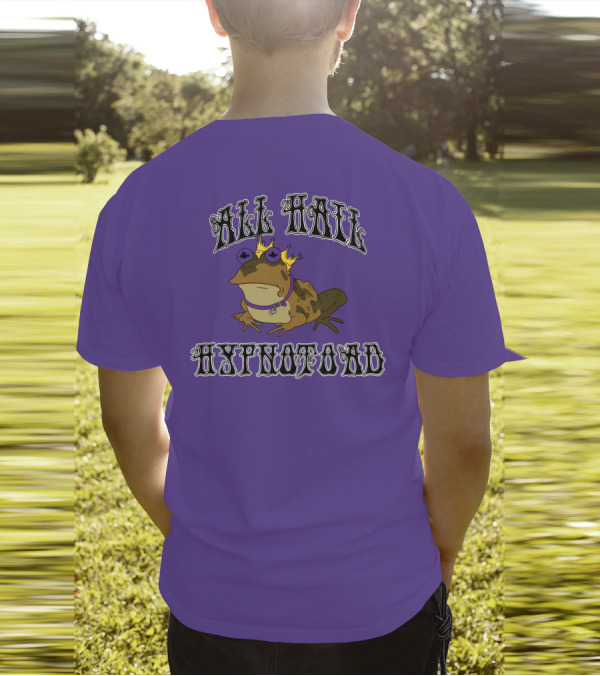 All Hail Hypnotoad Purple Crowned T-Shirt