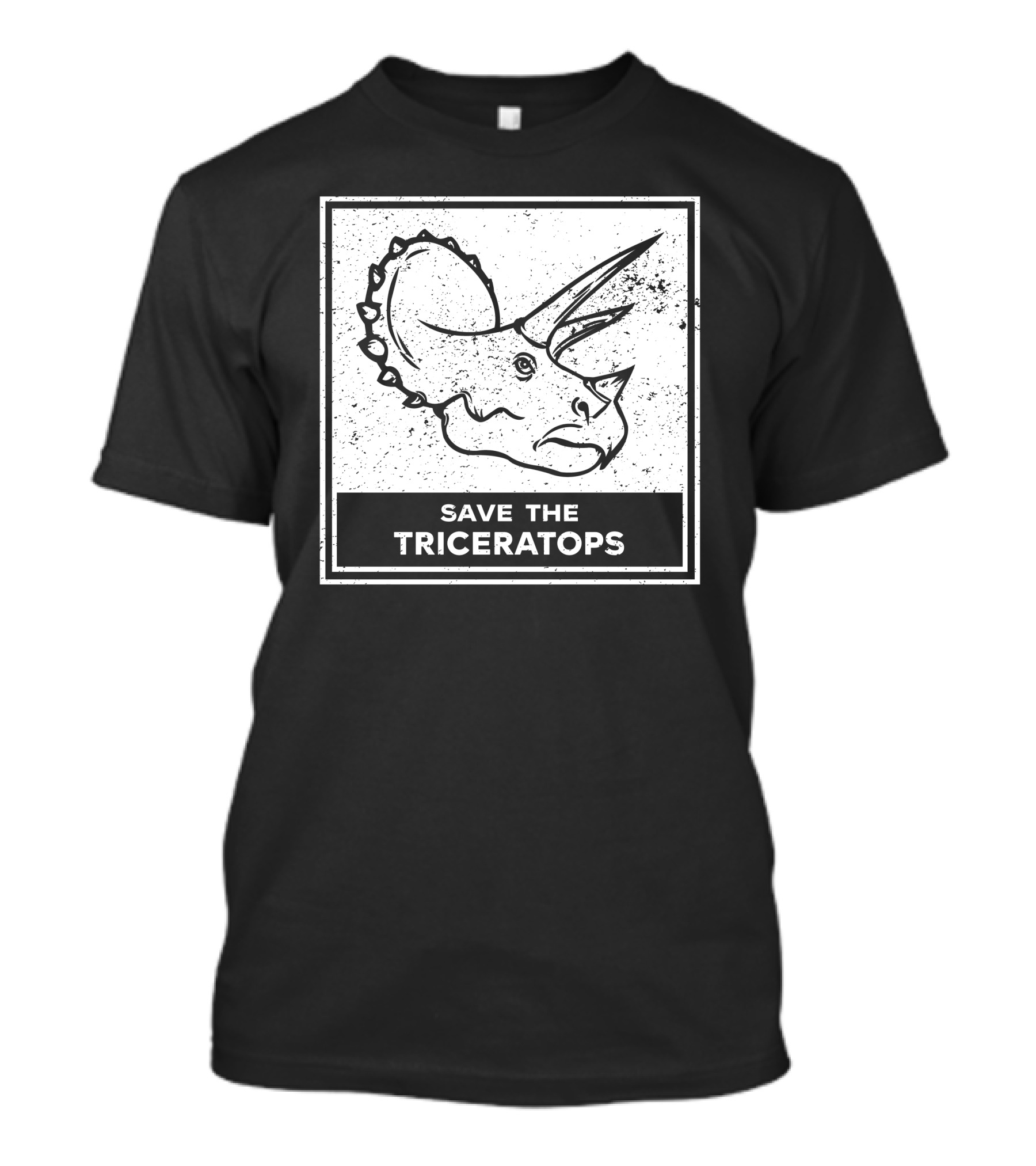Save The Triceratops Dinosaur Awareness T-Shirt