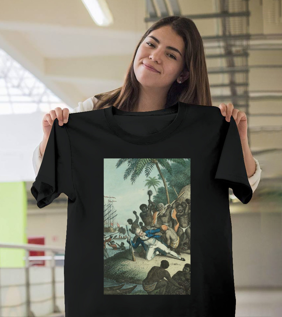 Hawaiians Killed Captain Cook Historic Encounter T-Shirt