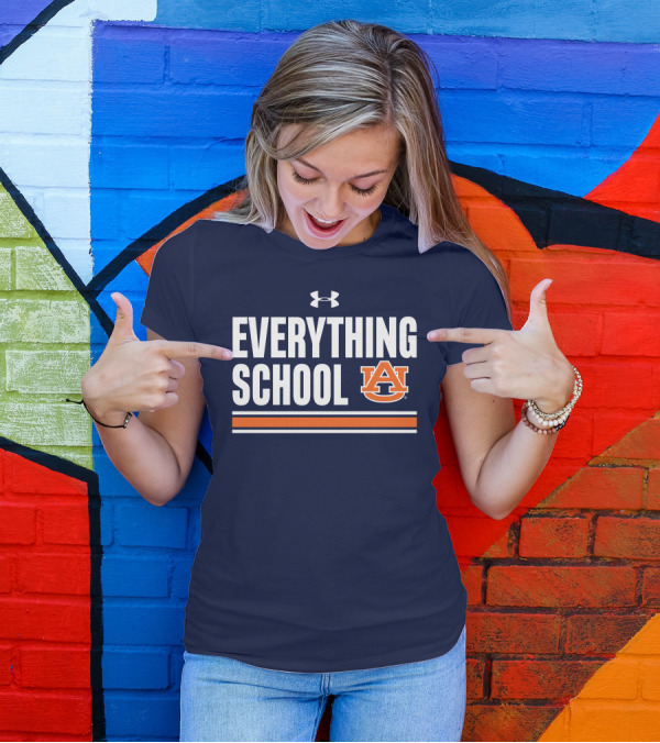 Auburn Football Everything School Under Armour AU T-Shirt