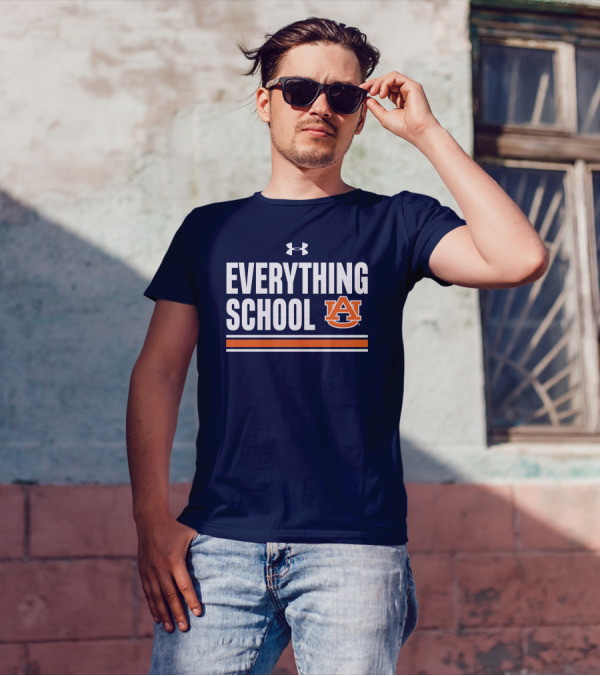 Auburn Football Everything School Under Armour AU T-Shirt