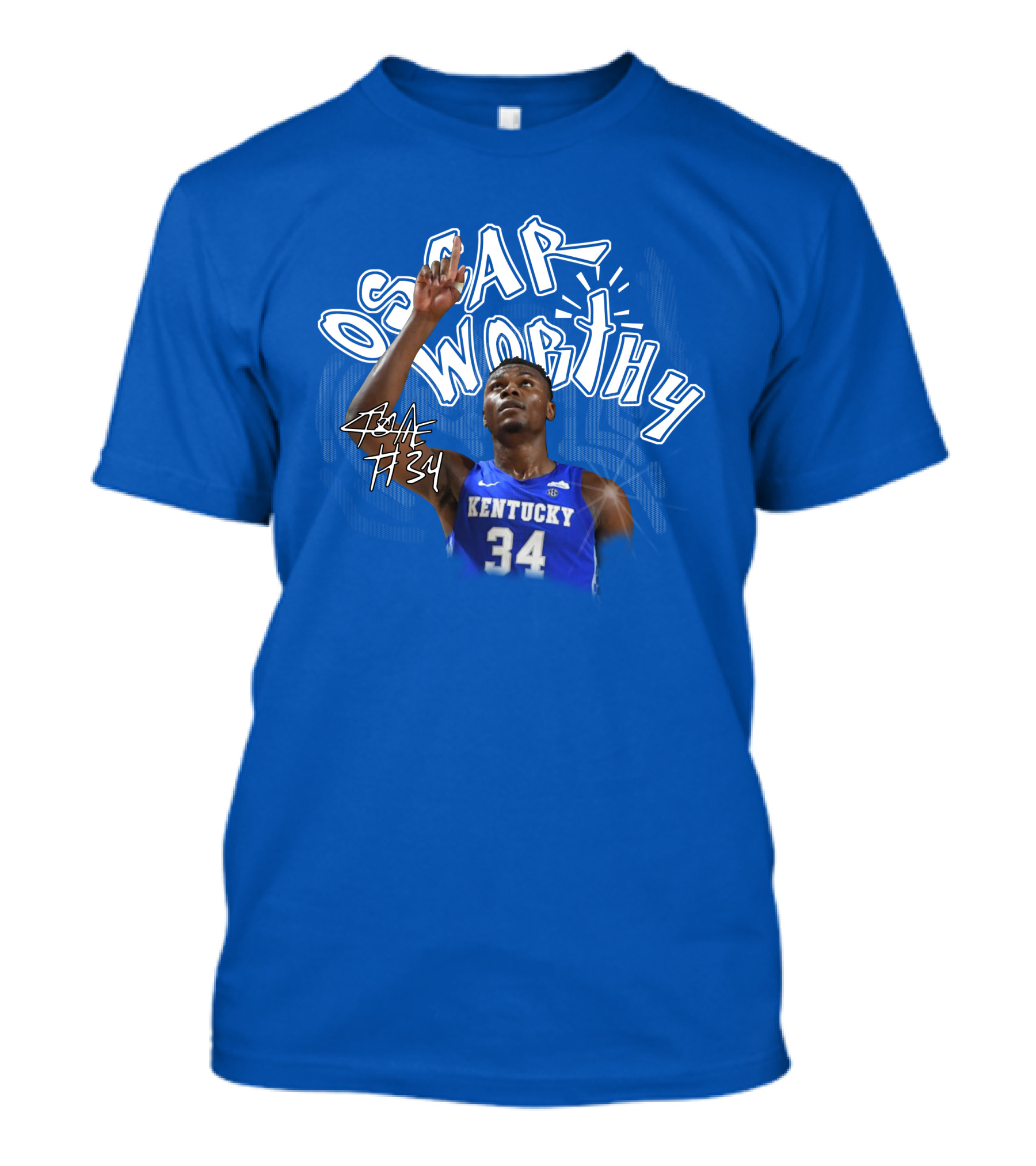 Oscar Worthy Kentucky 34 Team H34 T-Shirt