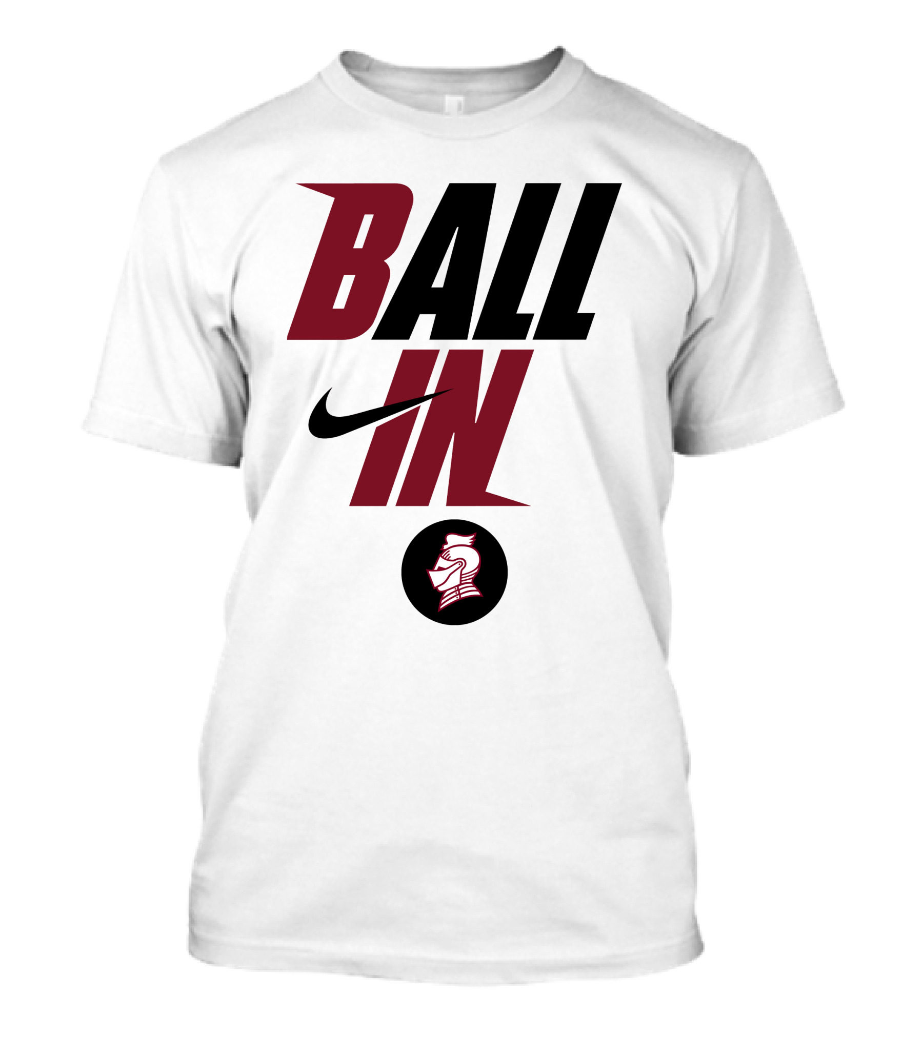 Ball In Bellarmine University Football Knight T-Shirt