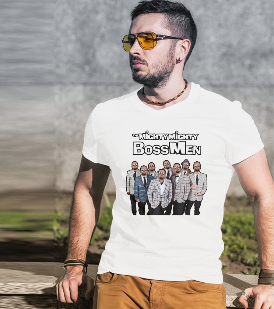 The Mighty Mighty Boss Men JaimsVanDerBeek Band Members In Suits T-Shirt