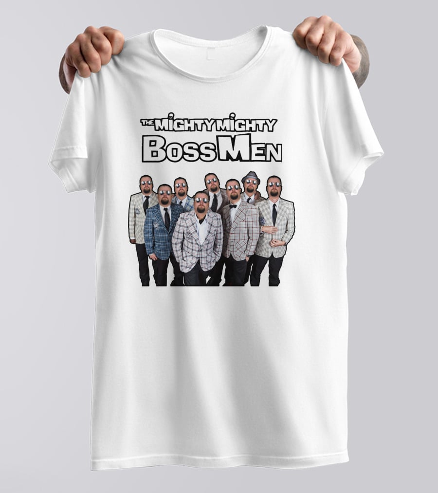 The Mighty Mighty Boss Men JaimsVanDerBeek Band Members In Suits T-Shirt